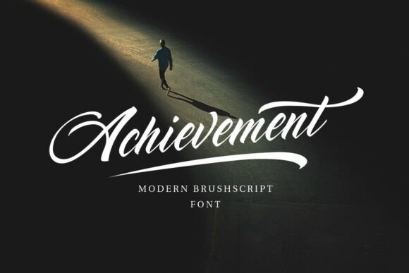 Achievement: The Bold Script That Redefines Modern Branding