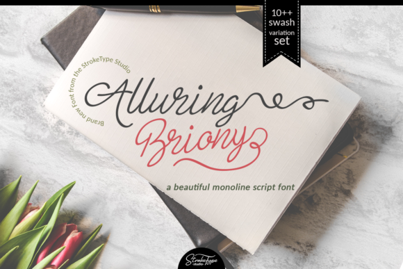 Alluring Briony: The Elegant Script for Modern Designs
