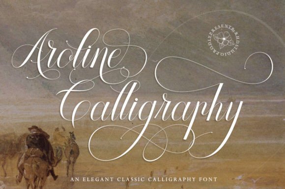 Aroline Calligraphy: Elevating Brand Identity with Graceful Typography