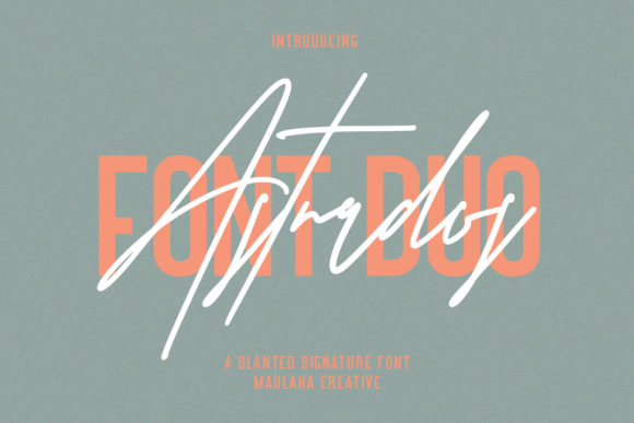 Astrados Signature: The Versatile Duo Font for Modern Design