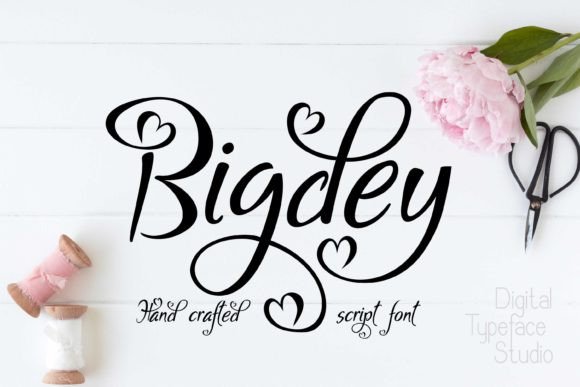 Bigdey: A Romantic Script for Elegant Designs