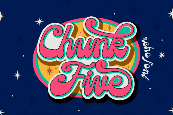Chunk Five: The Retro Script Font for Bold Vintage Designs