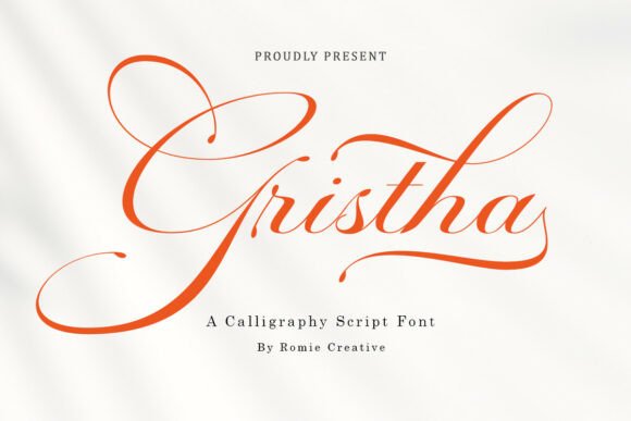 Elevating Visual Narratives with the Gristha Script Font