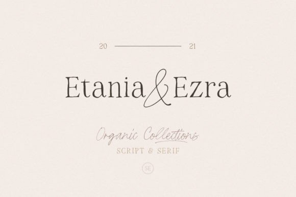Etania Ezra: A Serif and Script Duo for Authentic Branding