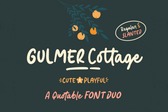 Gulmer Cottage Duo: A Practical Review of a Whimsical Typeface Pair