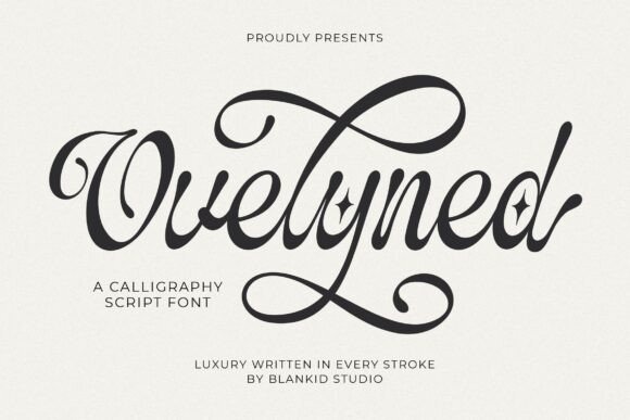 Ovelyned: Elevate Your Design with Artistic Script