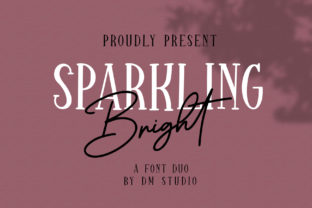 Sparkling Bright Duo: The Modern Chic Font Pairing for Creative Projects