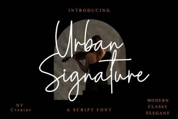 Urban Signature: The Script Font That Elevates Your Brand